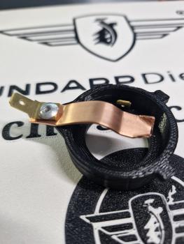 Preview: Zündapp Lampenfassung für 130mm Scheinwerfer mit der P26S Birne